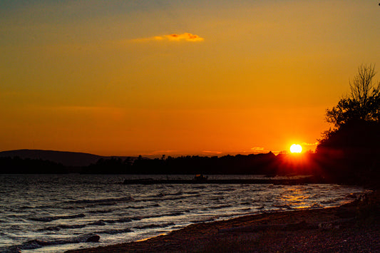 Sunset over the Adirondacks