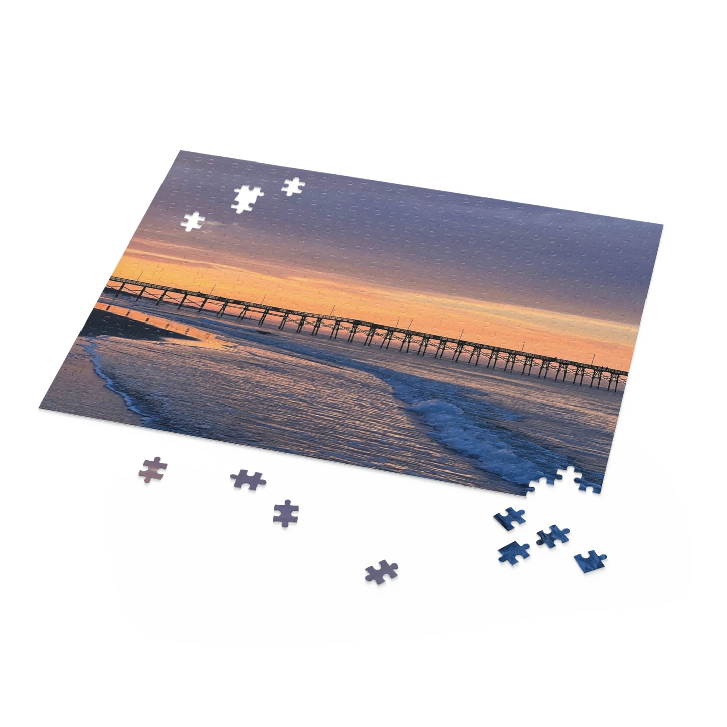 Oak Island NC Pier Sunrise (120, 252, 500-Piece)