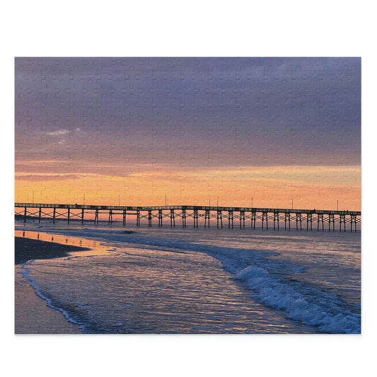 Oak Island NC Pier Sunrise (120, 252, 500-Piece)